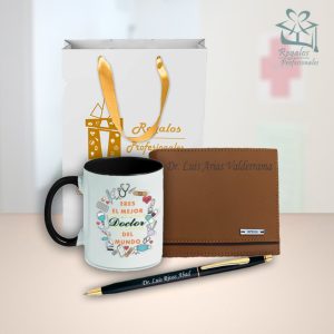 Billetera taza bolígrafo varón