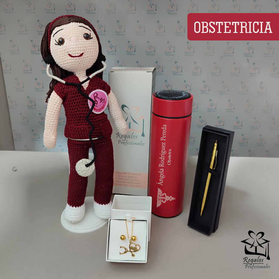 Regalo Obstetra pack amigurumi 1