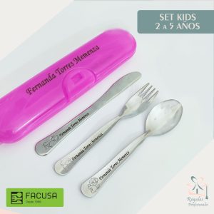 cubierto para niños