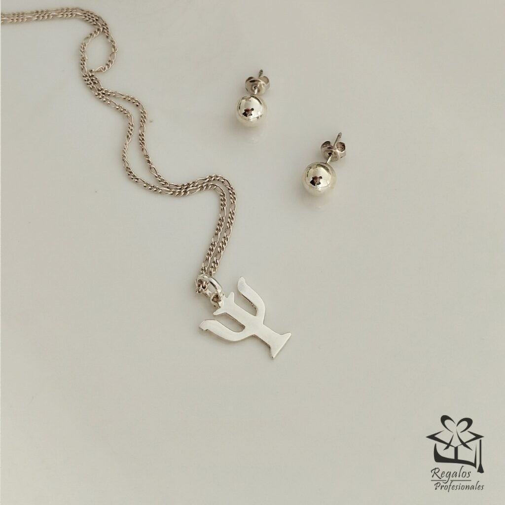 Set Collar Psicología de plata