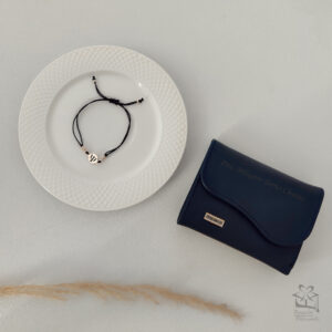 Set pulsera de plata y billetera