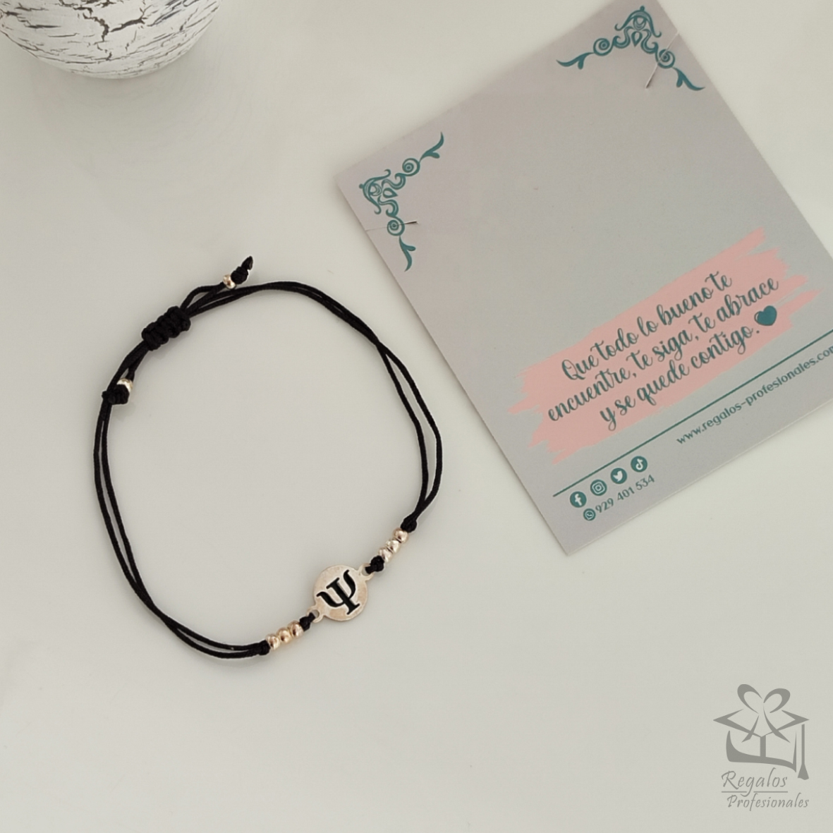 Collar hilo y plata Psico - Imagen 2