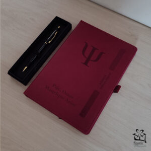 Set de libreta y bolígrafo personalizados