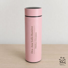 Termo Cylinder con nombre y profesión