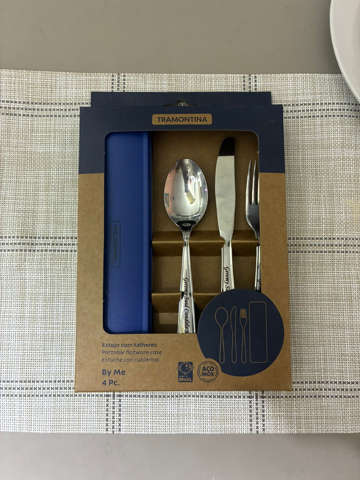 🥄 Set Mediano Juvenil Tramontina Personalizado - Imagen 2